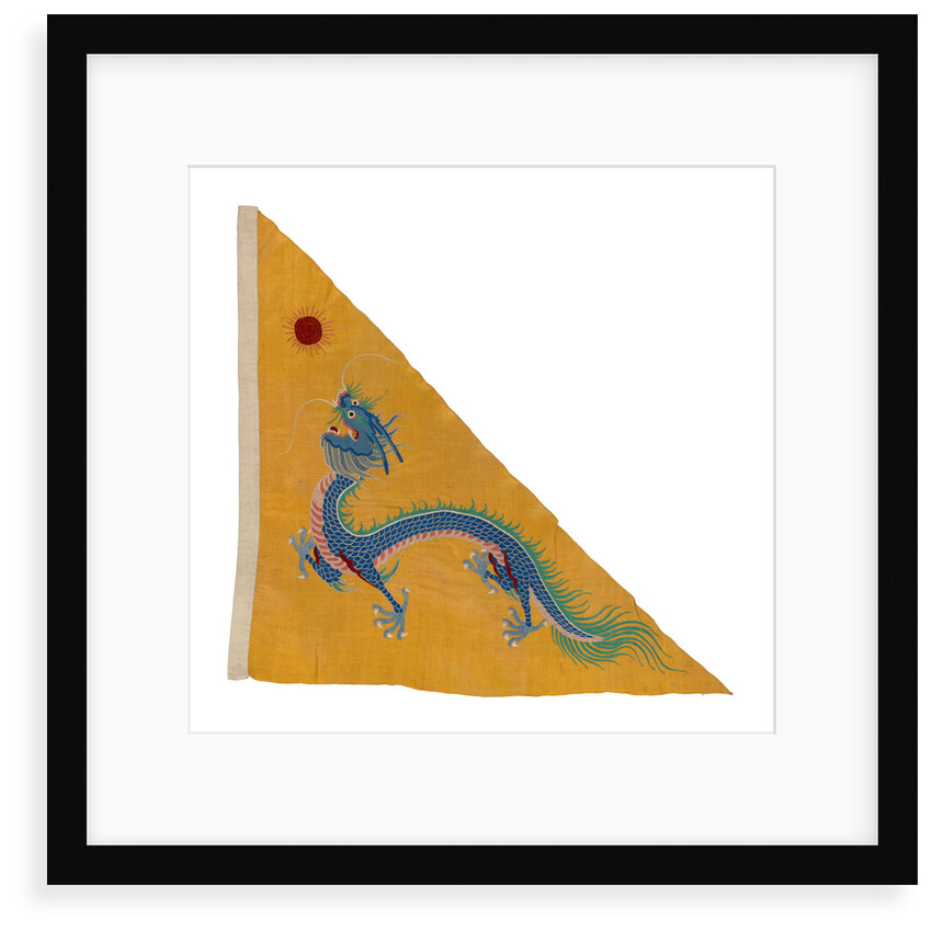 Imperial Chinese naval ensign (1866-1888) by unknown