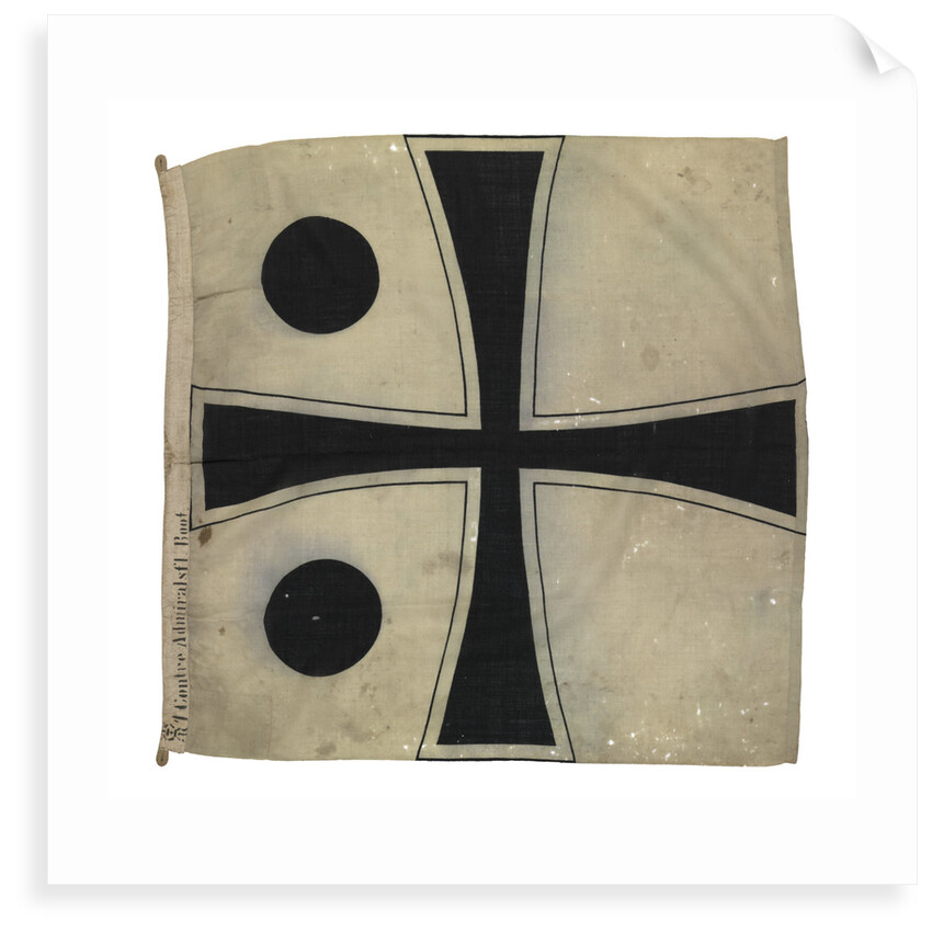 Command flag, Rear Admiral, Imperial Germany (1869-1918) by unknown