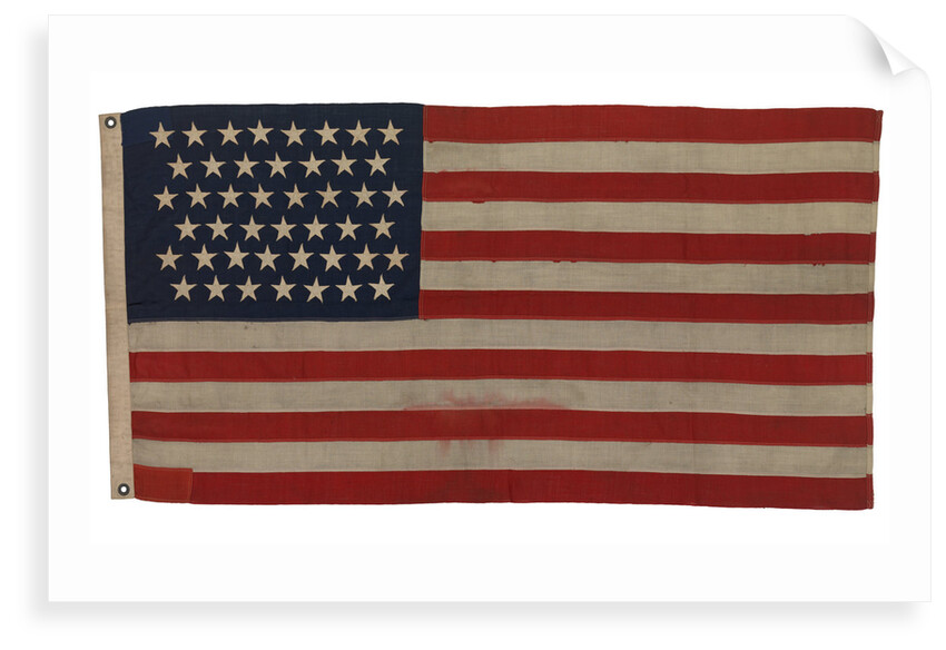 National flag of the USA (1896-1908) by unknown