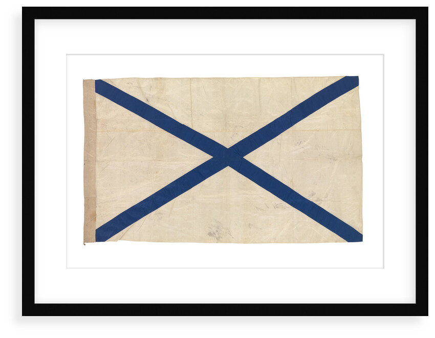 Russian naval ensign (1699-1917, after 1990) by unknown