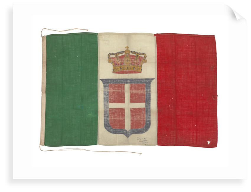 Italian naval ensign (before 1946) by unknown
