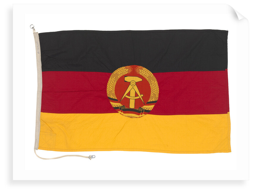 National flag of the German Democratic Republic (1959-1990) by unknown