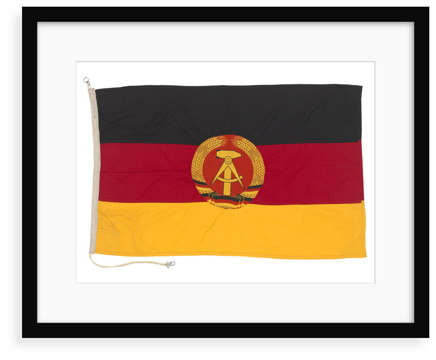 National flag of the German Democratic Republic (1959-1990) by unknown