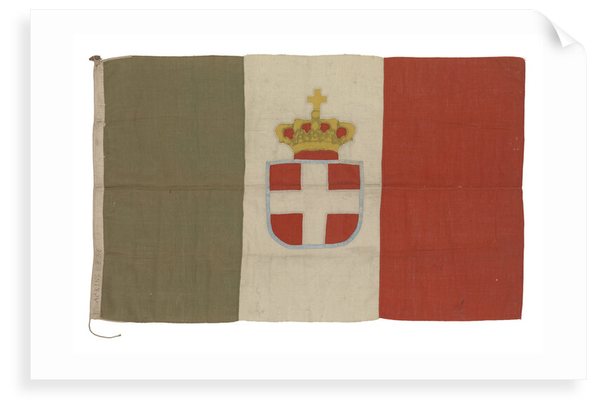 Italian naval ensign by unknown