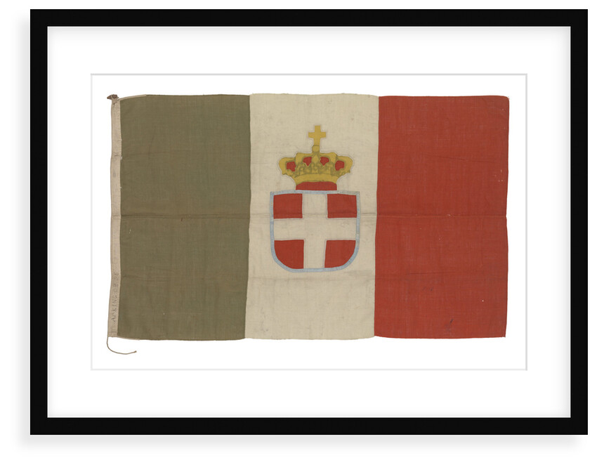 Italian naval ensign by unknown