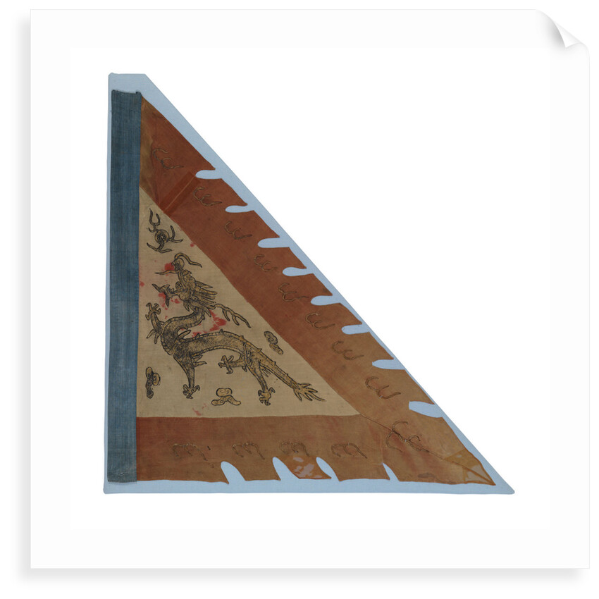 Chinese junk flag by unknown
