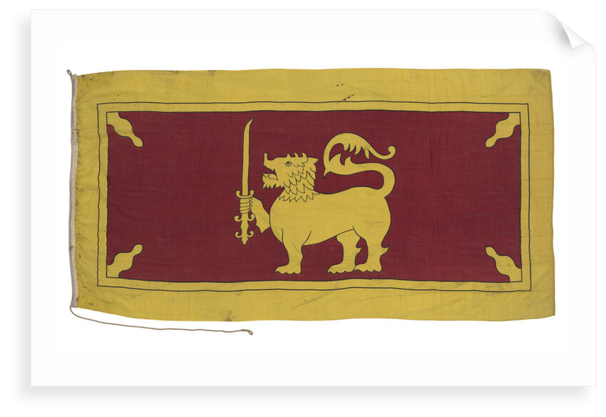 National Flag of Ceylon (1948-1951) by unknown