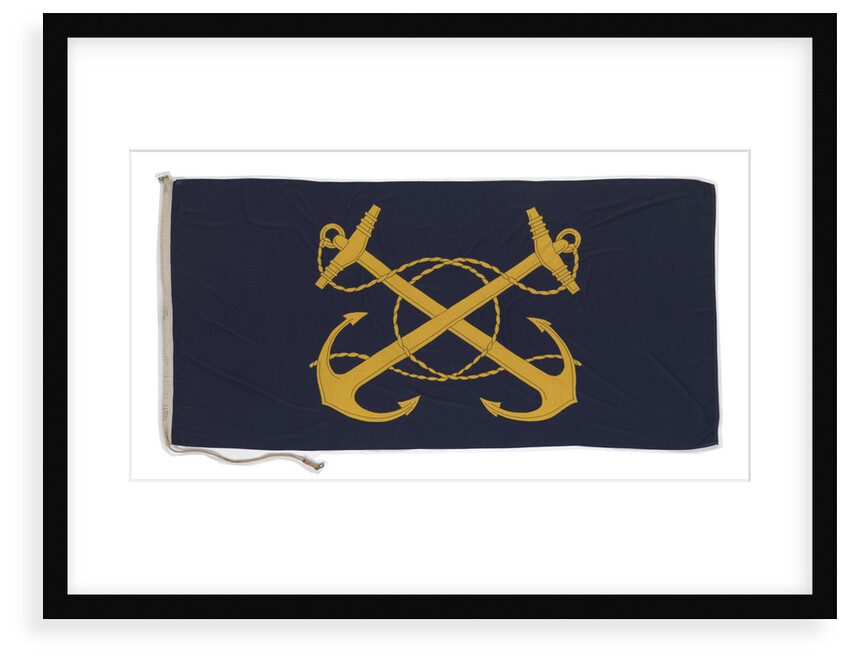 House flag, Royal Naval Supply and Transport Service by Porter Bros