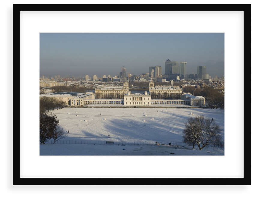 National Maritime Museum and Queen's House after heavy snowfall by National Maritime Museum