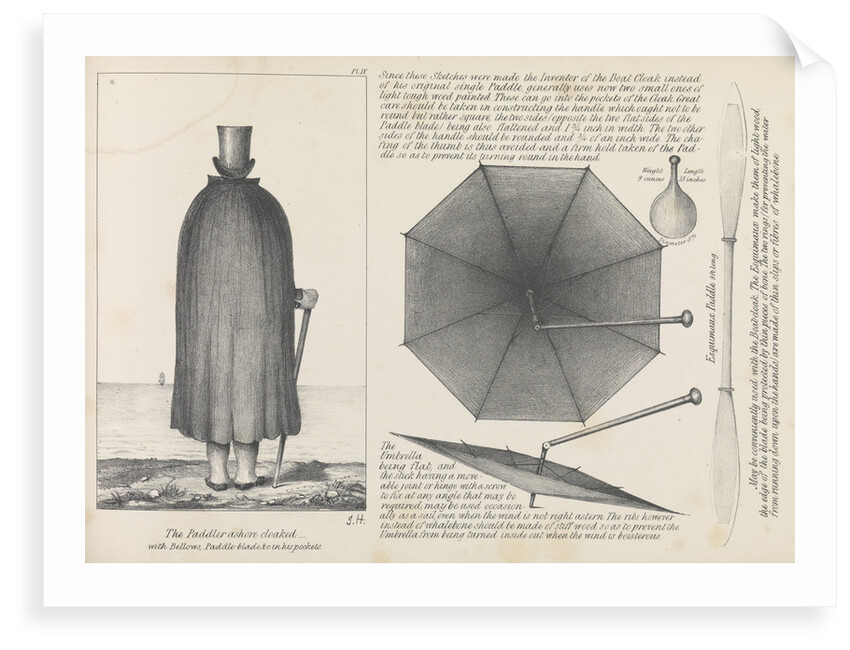 The Boat-cloak or cloak boat invented by Peter Halkett, R.N. by unknown
