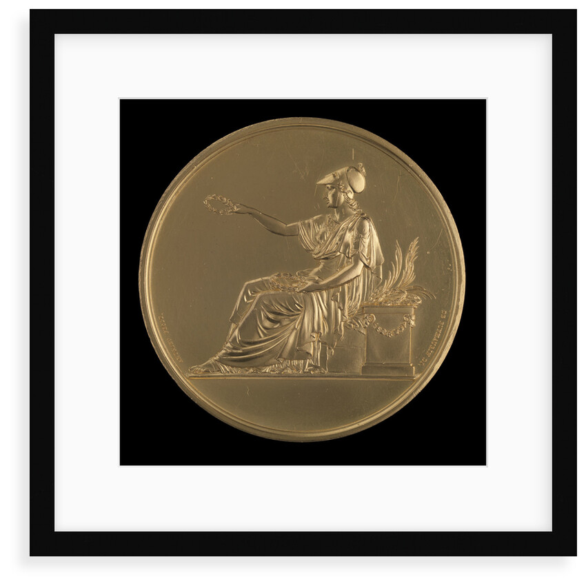 Large Gold medal, , 1827 by Andrieu