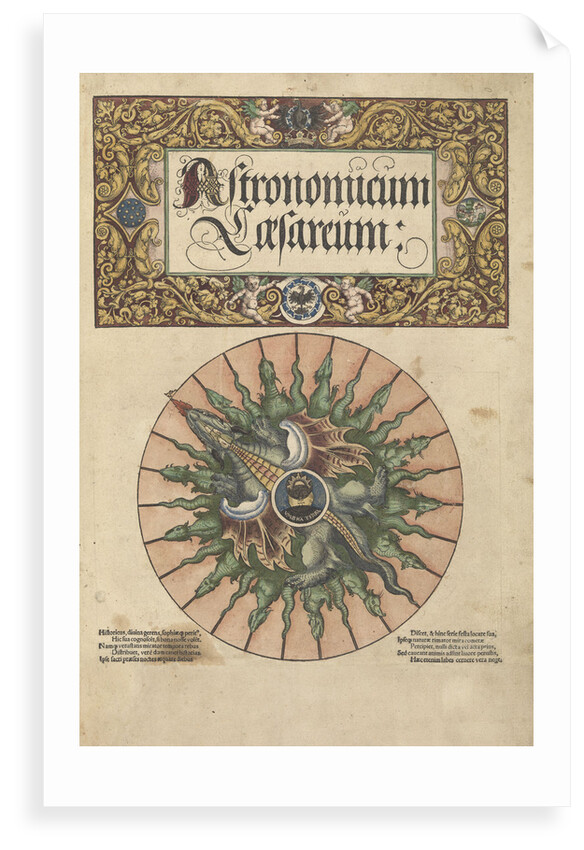 Frontispiece of 'Astronomicum Caesareum', 1540 by unknown