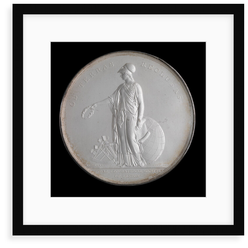 Prize medal: Royal Geographical Society 1835 by William Wyon