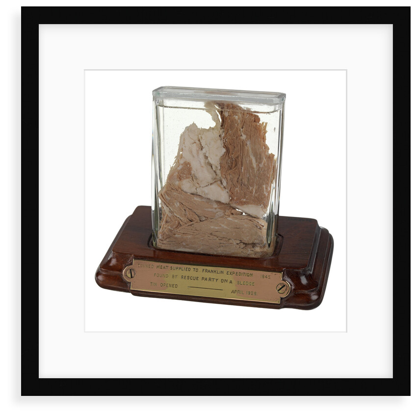 Meat sample from Sir John Franklin's last expedition 1845-1848 by unknown