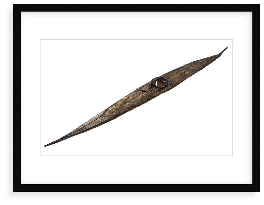 Model of a Caribou Eskimo (Arctic) kayak by unknown