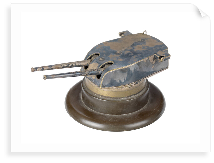 Model of gun turret on HMS 'Kent' (1926) by unknown