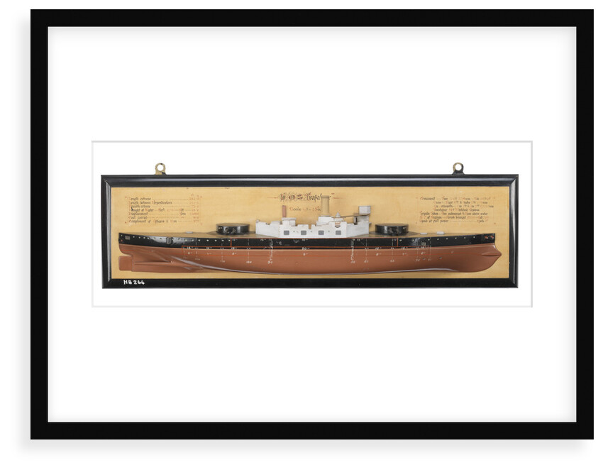 HMS 'Trafalgar' (1887) by unknown