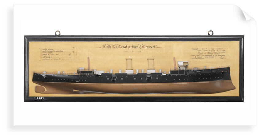 HMS 'Royal Arthur' (1891); HMS 'Cresent' (1892) by unknown
