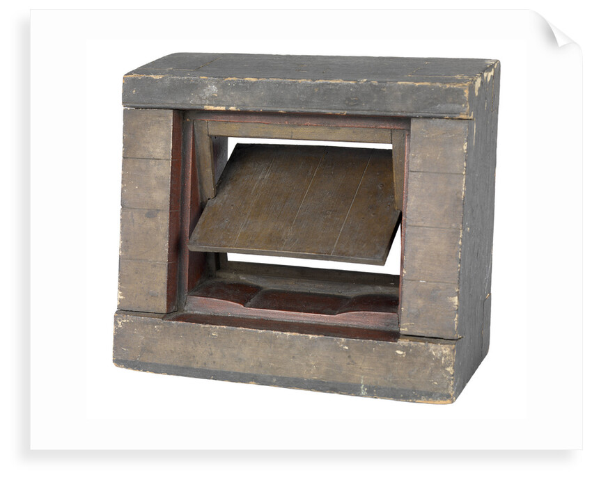 Temporary port lid; Warship by unknown