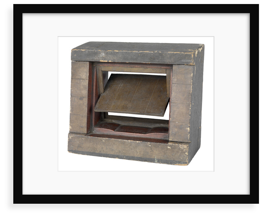 Temporary port lid; Warship by unknown