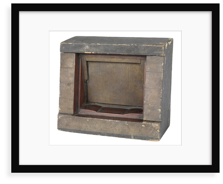 Temporary port lid; Warship by unknown