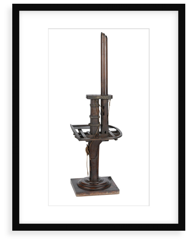 Mast with platform and topmast by unknown