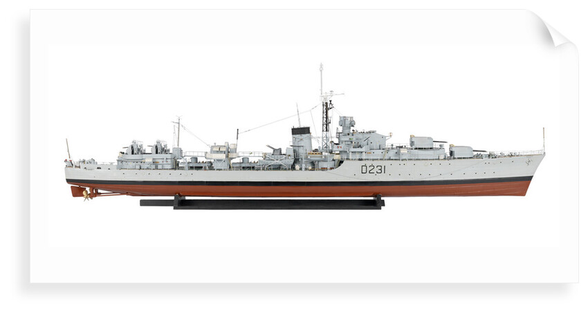 Destroyer HMS 'Vigo' by Norman Peters