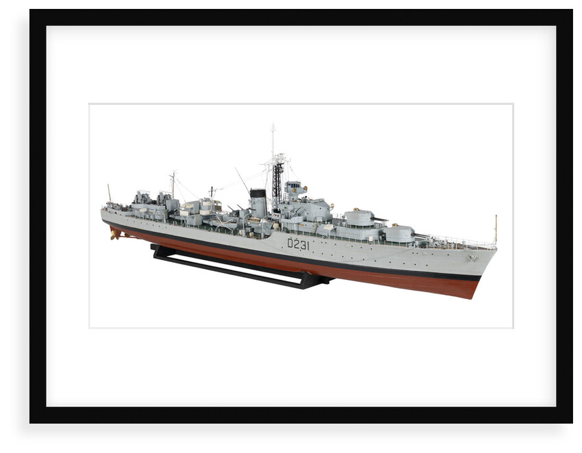 Destroyer HMS 'Vigo' by Norman Peters