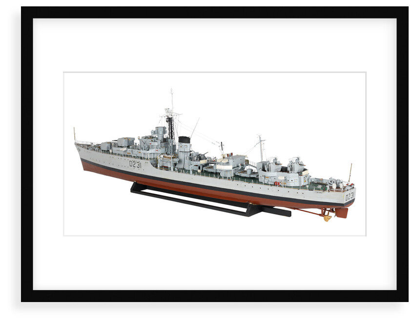 Destroyer HMS 'Vigo' by Norman Peters