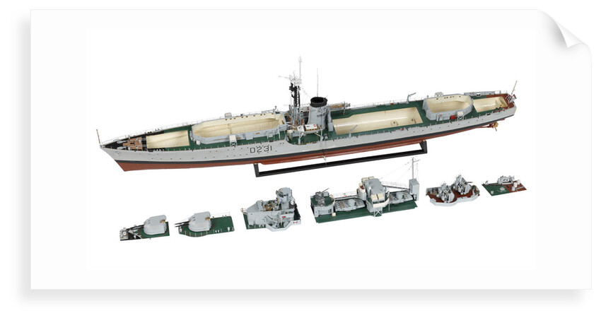 Destroyer HMS 'Vigo' by Norman Peters