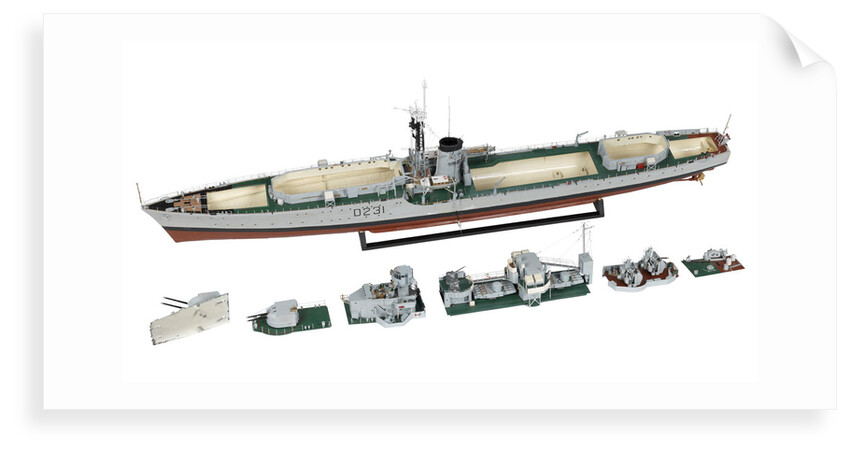 Destroyer HMS 'Vigo' by Norman Peters
