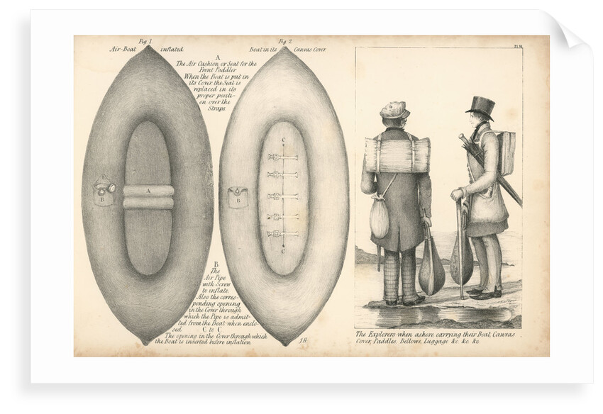 The boat-cloak or cloak boat...invented by Peter Halkett, R.N. by Peter Halkett