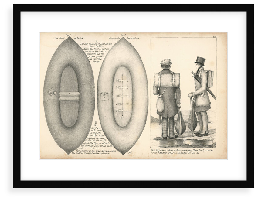 The boat-cloak or cloak boat...invented by Peter Halkett, R.N. by Peter Halkett