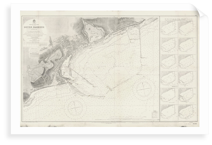 Admiralty Chart of Dover Harbour (1937) by unknown