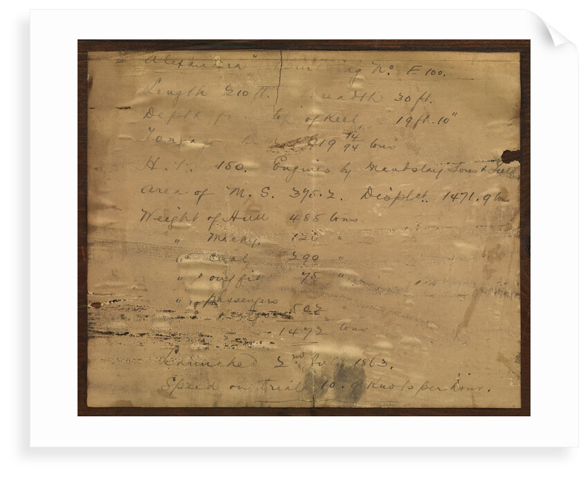 'Alexandra' (1863) by unknown