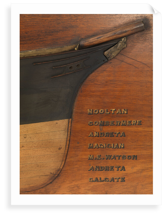 'Andreta' (1880); 'Cambermere' (1880); 'Galgate' (1880); 'M E Watson' (1880); 'Magician' (1880); 'Mooltan' (1880) by unknown