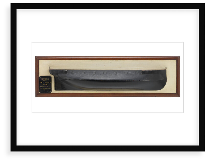 Warship (1862) by unknown