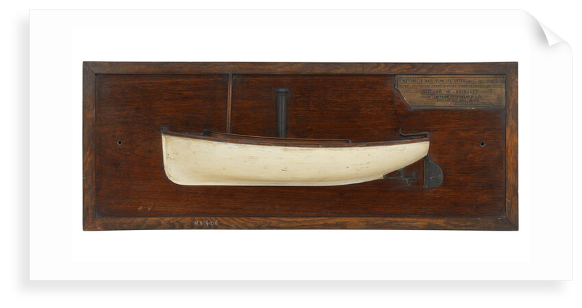 Model of a steam life cutter by Simpson Simpson Strickland & Co