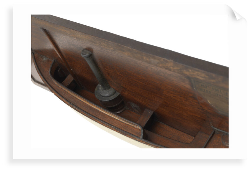Model of a steam life cutter by Simpson Simpson Strickland & Co