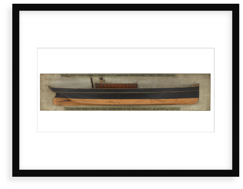Model of a Trinity House buoy tender by unknown