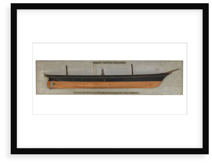 Model of a coast guard cruiser by unknown