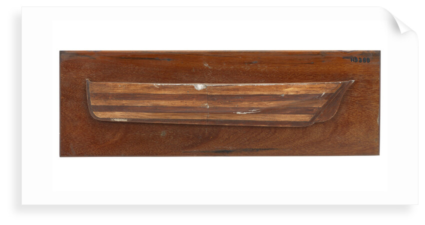 Model of a ballantrae boat by unknown