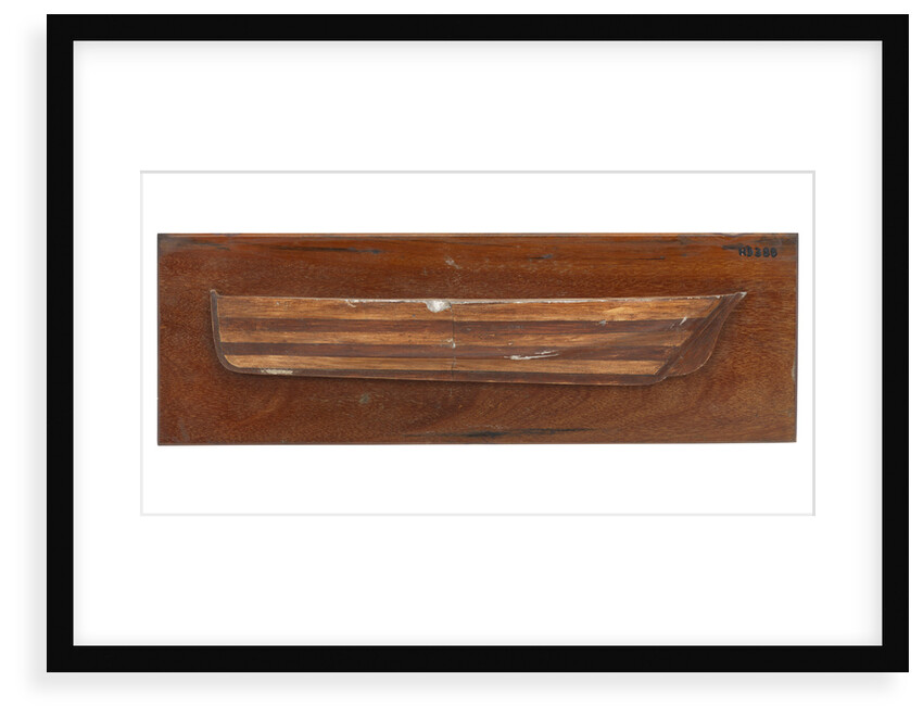 Model of a ballantrae boat by unknown