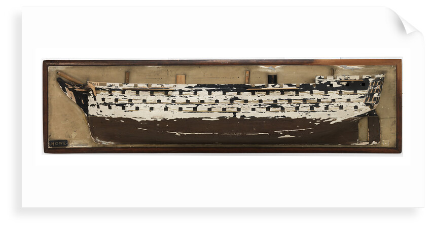 HMS 'Howe' (1860) by unknown