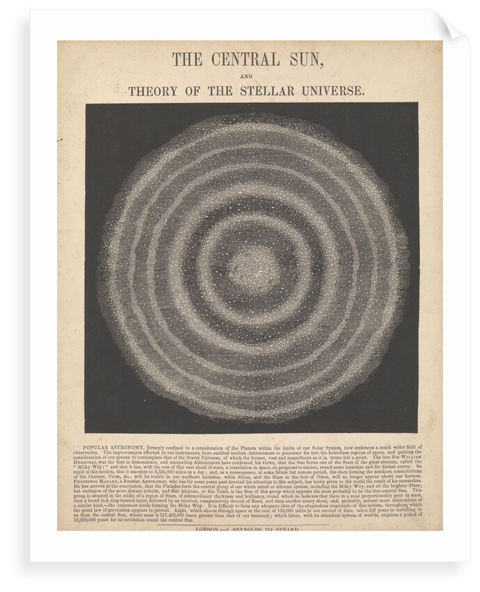 The central sun and the theory of the stellar universe by James Reynolds