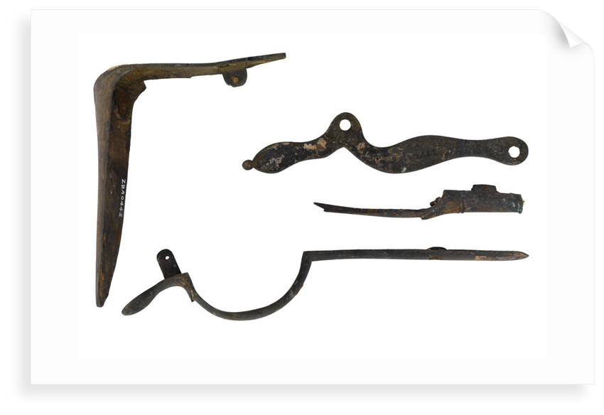 Gun furniture (4 parts) by Jonathan Buttall