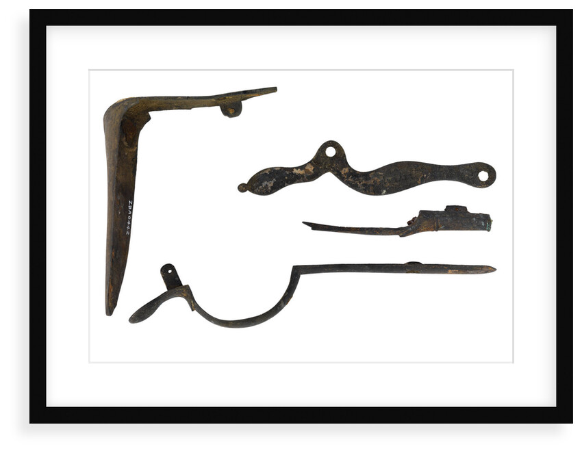 Gun furniture (4 parts) by Jonathan Buttall