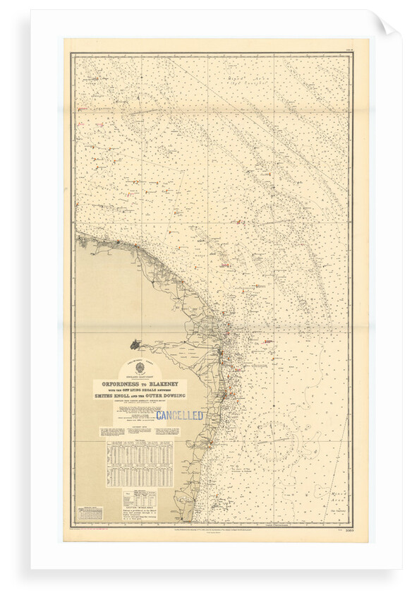 England East Coast by British Admiralty