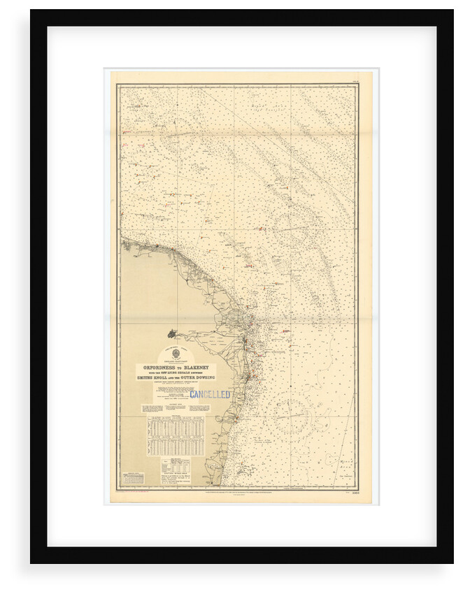England East Coast by British Admiralty