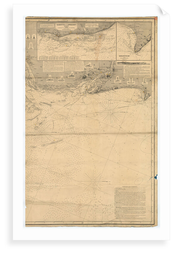 England East Coast from Dungeness to Flamborough Head by James Imray & Son
